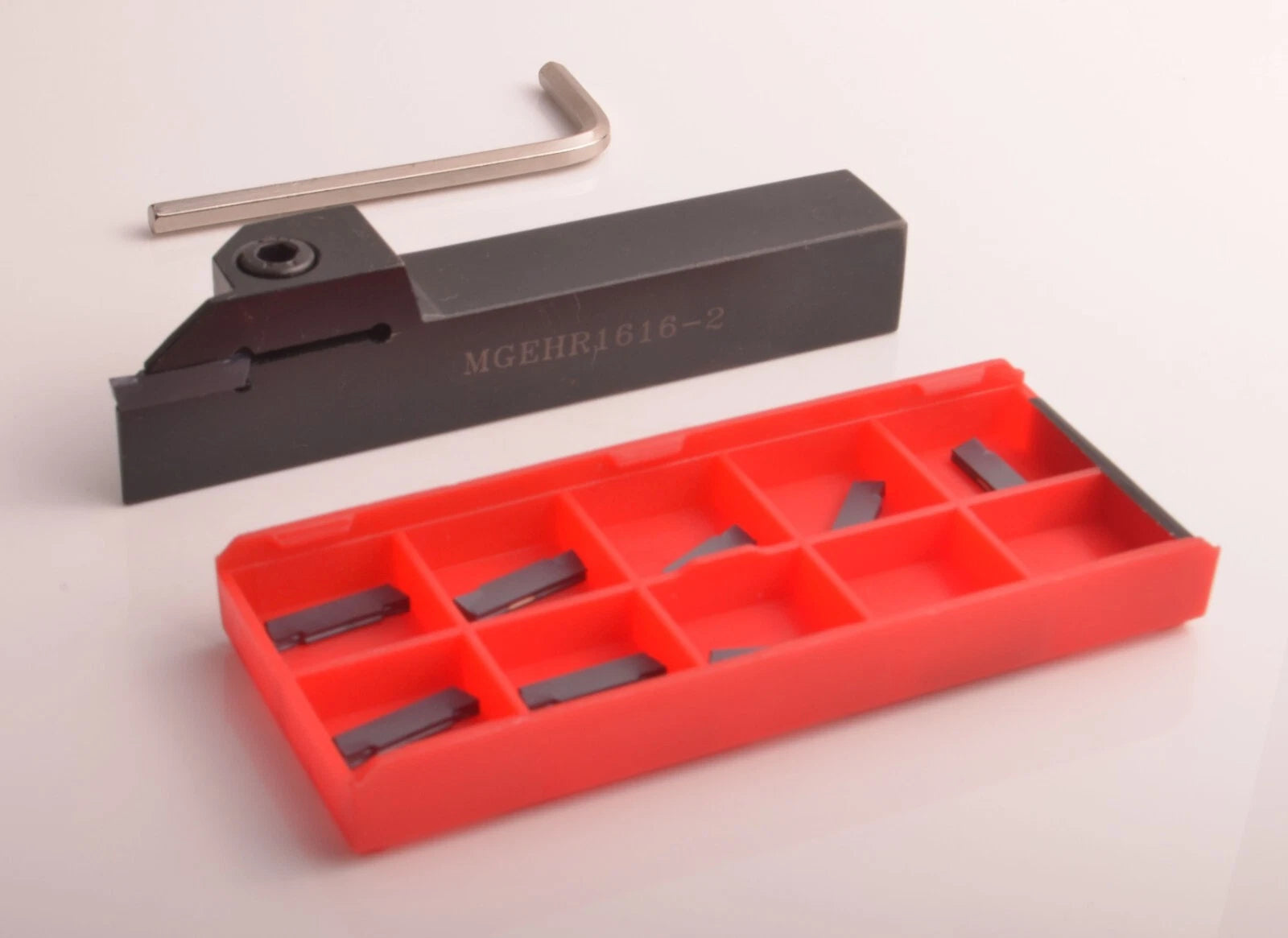 New PARTING OFF  TOOL HOLDER MGEHR1616-2  10PCS MGMN200 FOR CNC  LATHE  USA SELL