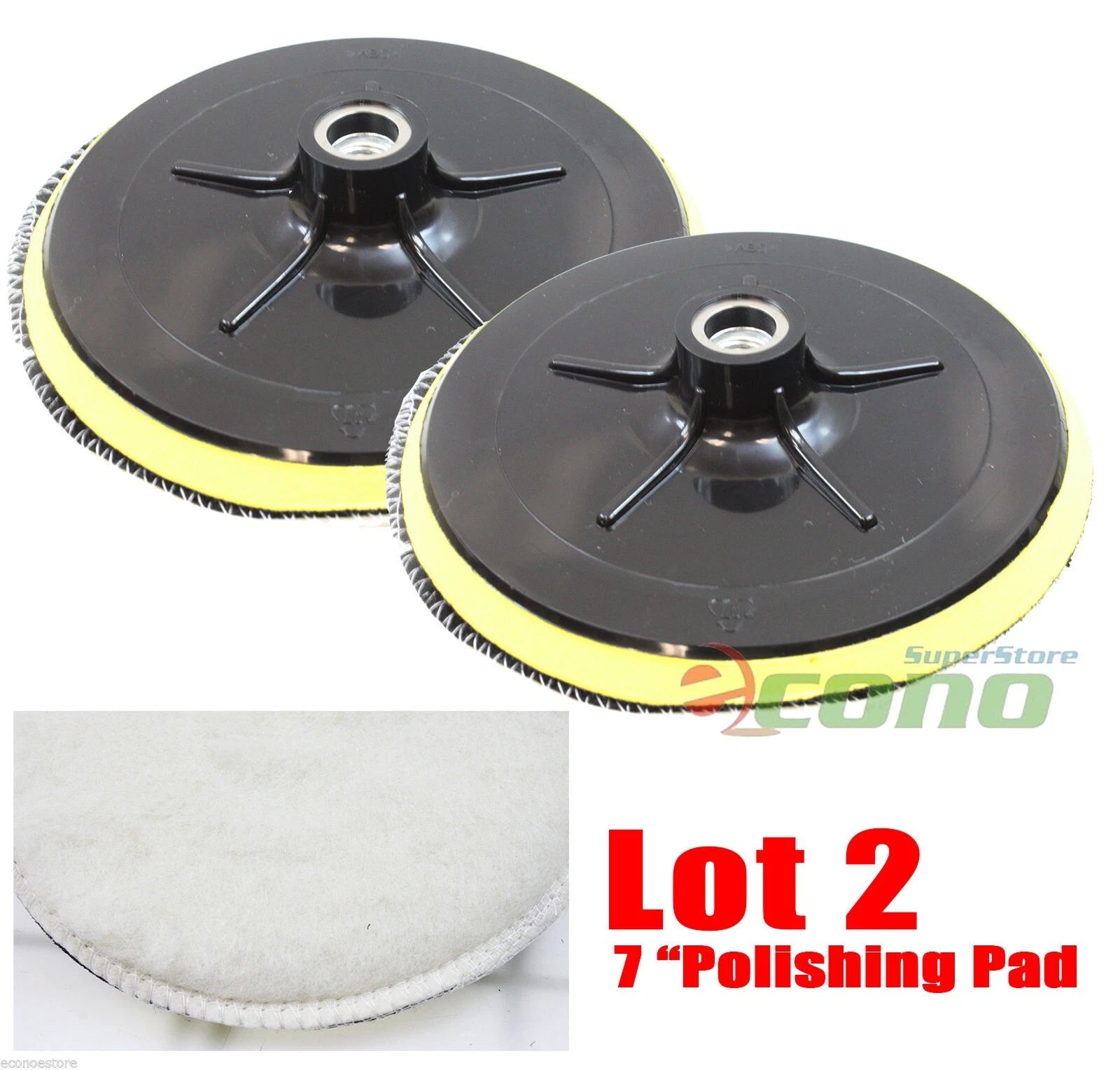 New 7" Polisher/buffe<wbr/>r Bonnet & Pad For Polishing/buff<wbr/>ing