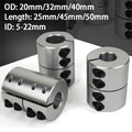 CNC Shaft Coupling Rigid Clamp Jaw Coupler ID 5-22mm Motor s