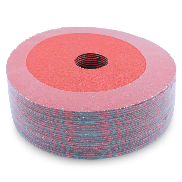 25 Pack - 5" Ceramic Resin Fiber Disc 120 Grit 5 inch Grinding &
