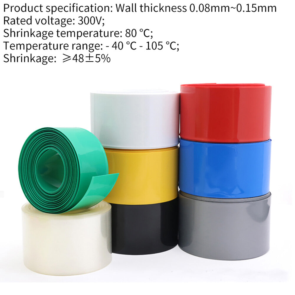 PVC Heat Shrink Tubing for Battery Packs