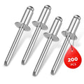 Workpro Aluminum Blind Rivets 1/4"x1/2" Pop Rivet Assortment Steel