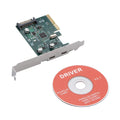 Pci-e 4x Express To Usb 3.1 Usb-c Type C Dual Port Add On Expansion