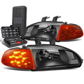 For 1992-1995 Honda Civic Black Housing Led Turn | Built Supply Co