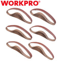WORKPRO 36 Pack 1 x 30" Sanding Belts Aluminum Oxide Abrasive Belts