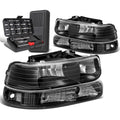 For 1999-2002 Chevy Silverado Black/clear Side | Built Supply Co