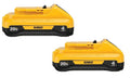 DeWalt Compact XR 4.0Ah Li-Ion Batteries DCB240 x 2