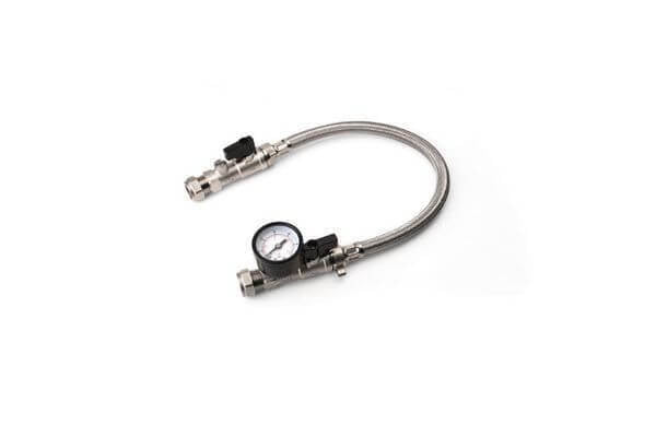 Double Lever Filling Loop with Gauge - Chrome