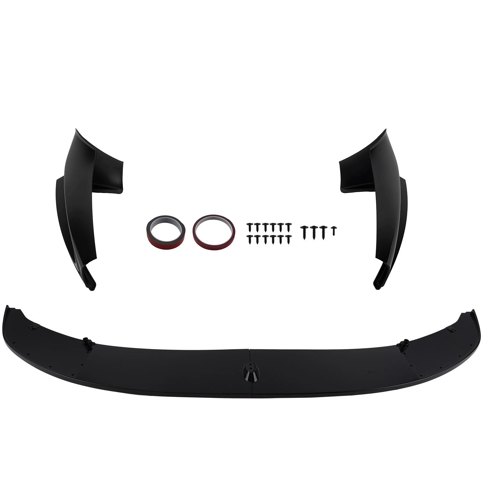 Front Lower Lip for BMW F10 5 Series M Sport 2011-2016 4Pcs Gloss Black