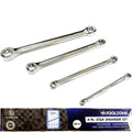 Toolzone 4pc Double Ended Ring Star Spanner Set E6 - E24 by Toolzone