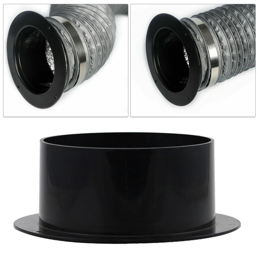 Flange Duct Connector Odorless Parts Pipe Straight 4/5/6in Accessories
