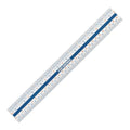 Rok Hardware Measuring Plastic Flexi 12" Easy Read English Metric 305