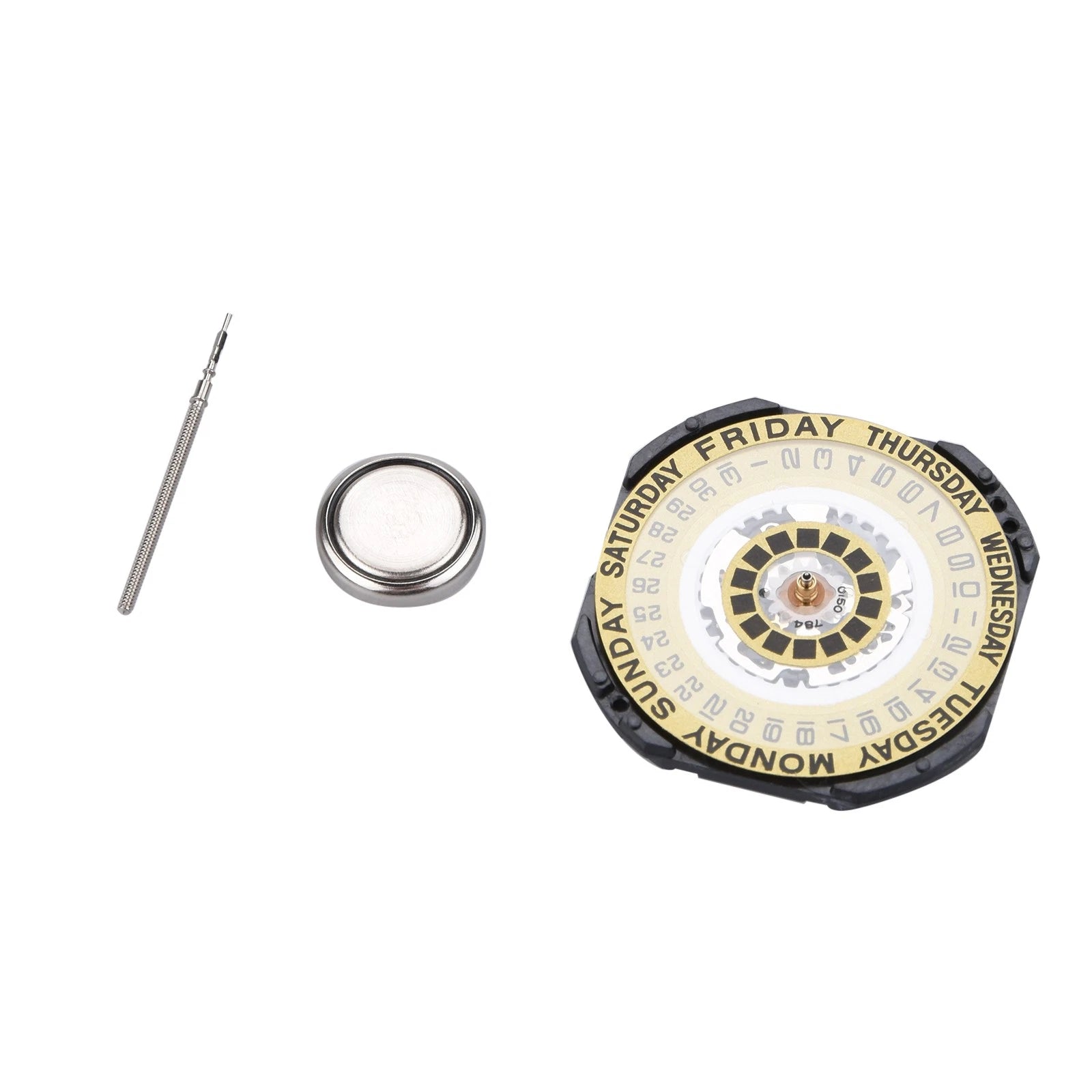 11½ ‴ Quartz Watch Replacement Movement Date Wide Day Watches For