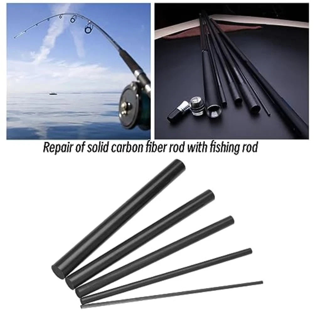 Fishing Rod Repair Kit Carbon Fiber 1mm To 10mm For Fixing For Broken
