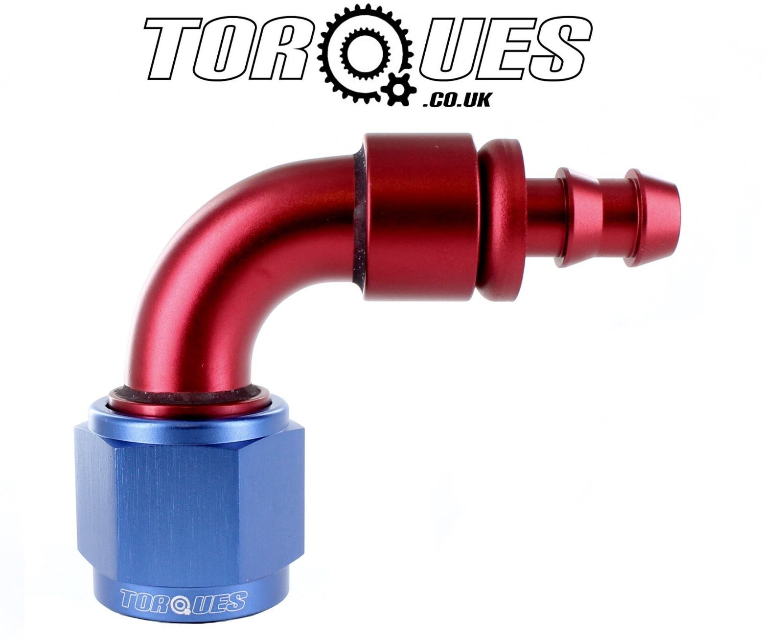 An -8 (an8 an 08) 12.5mm Eye Banjo Swivel Seal Hose Fitting in Stealth