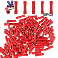 Butt Splice Crimp Connectors Vinyl Fully Insulated Pvc 22-16awg