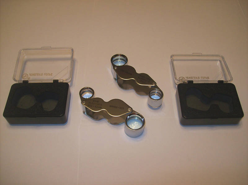 Dual Lens Jewelers Loupe Magnifier 10X/20X