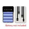 New Power Bank Case Battery Box Cover Removable Accessories For