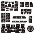 Repair Decal Sticker Repair Decal Sticker 1set For Q7 03-15 For Q7