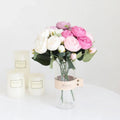 Peony Artificial Fake Flowers Bouquet For Wedding