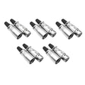 Durable 5pair Xlr 3-pin Female Male Audio Mic Microphone Adapter