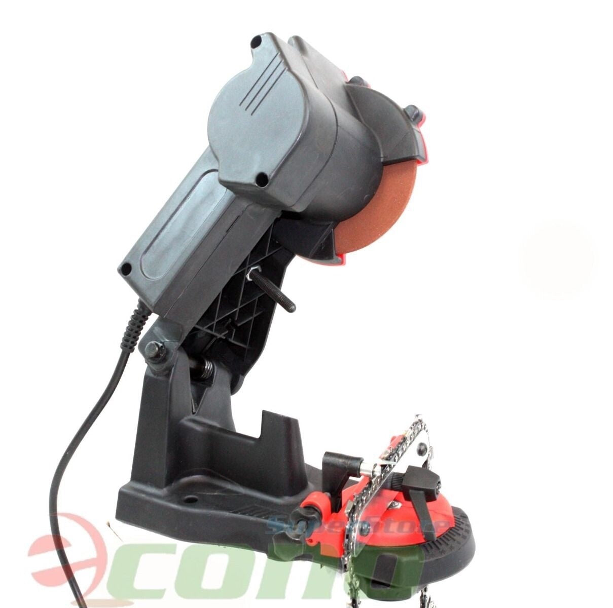 ELECTRIC CHAINSAW GRINDER CHAIN SAW SHARPENER BENCH VISE Mount W/Grinding Wheel