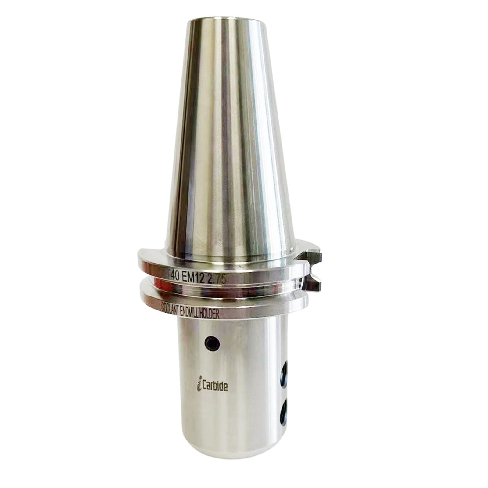 Coolant CAT40 10mm End Mill Tool Holder G2.5 25000rpm Tir0.0002"