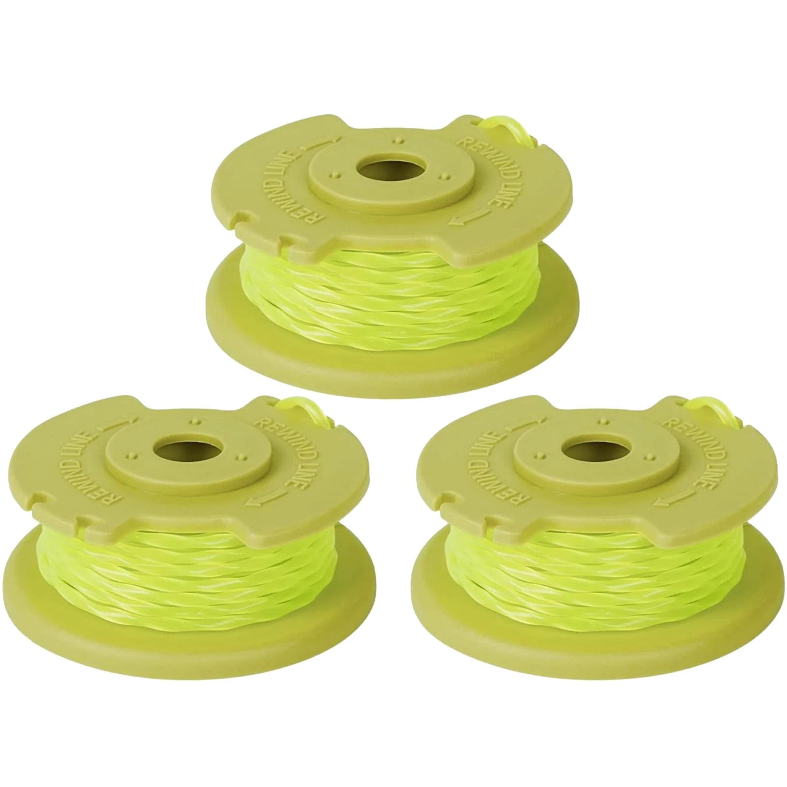 New Spools With Line Compatible For Ryobi One+ 24V: Ry24021, Ry24200