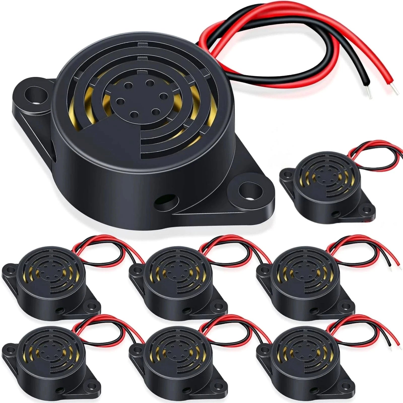 Dc 3-24V 95db Electronic Buzzer Active Piezo Alarm Sounder Continuous