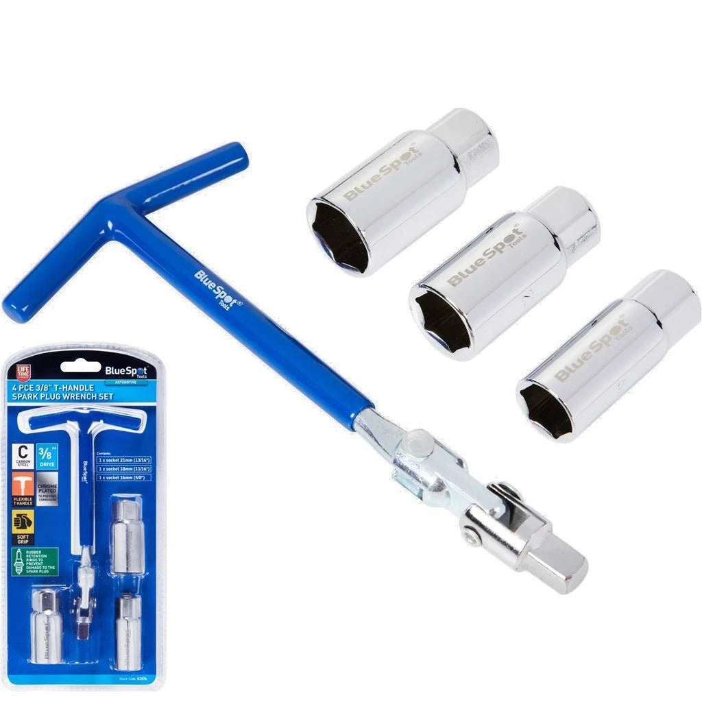 Bluespot 3/8" Spark Plug Square Metric Socket Universal Link Set 16