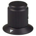 1 x KNOB KNURLED W/SKRT 0.250  METALOpens in a new wind