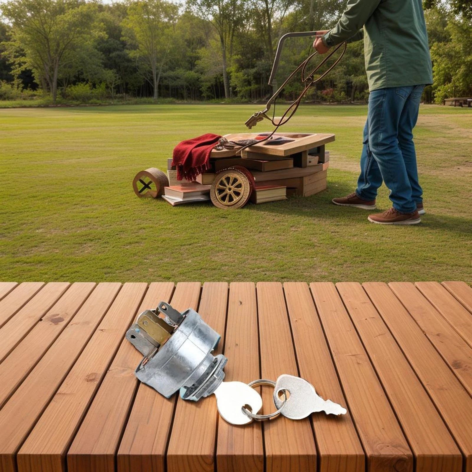 Ignition Switch Designed For Outdoor Use Compatible With Popular Lawn