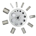Hexagonal Shape Disc Cutter With Set Of 10 Punches Size 4mm-31mm