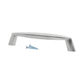 Modern Slanted 5-1/32" Brushed Nickel Kitchen Cabinet Handle Pull