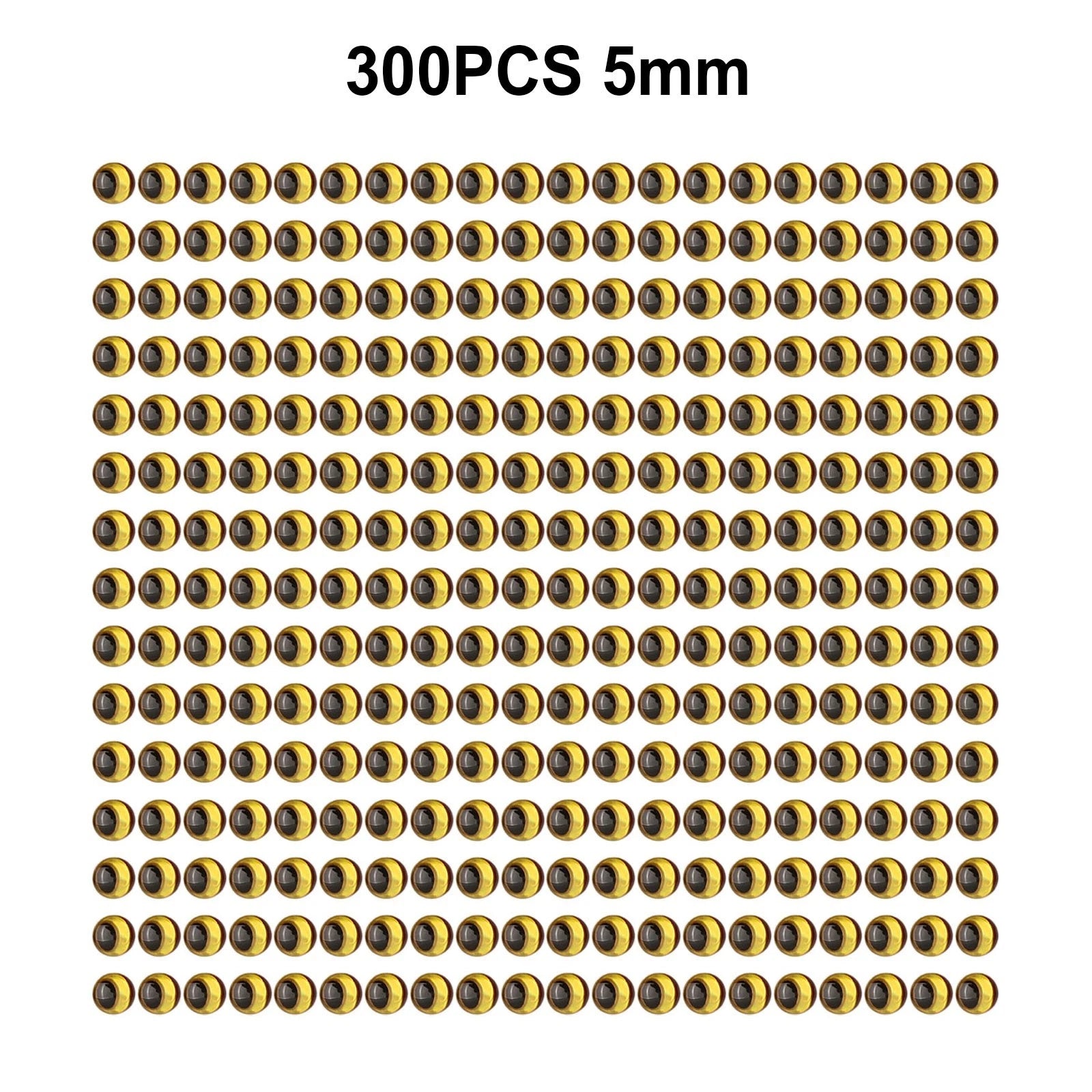 3d Black Simulation Fish Eyes /Bag 3/4/5/6mm Snake Pupil Holographic
