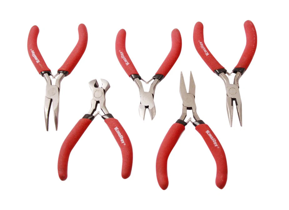6x Precision Mini Pliers Option:Lineman<wbr/>'s/Diagonal/Ne<wbr/>ed Nose/Slip Joint/Pump/Cut