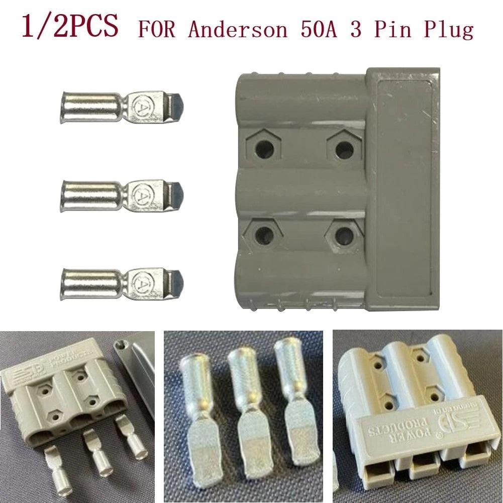 50a 3 Pin For Dcdc For Charger Connector With Copper Terminal And