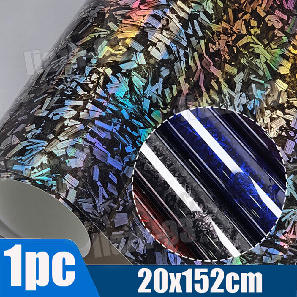 DIY Car Sticker Glossy Forged Carbon Fiber Wrapping Vinyl Film Decal