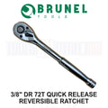 Brunel Tools 3/8" Drive 72t Quick Release Reversible Ratchet Socket