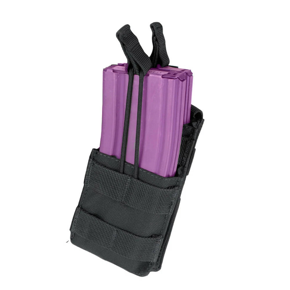 Molle Pals Modular Single Stack Bungee Open Top Magazine Mag Pouch -