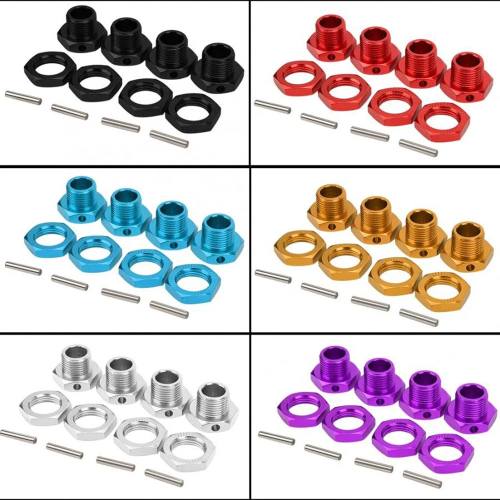 1/8 Rc Car 17mm Alloy Wheel Hubs Hex Adapter Connecter For Hsp