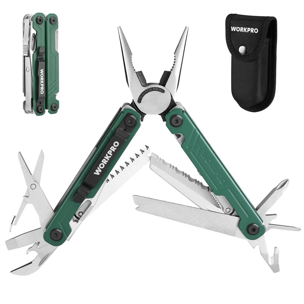 WORKPRO 18-in-1 Multi Tool Plier Stainless Steel EDC Multitool 2