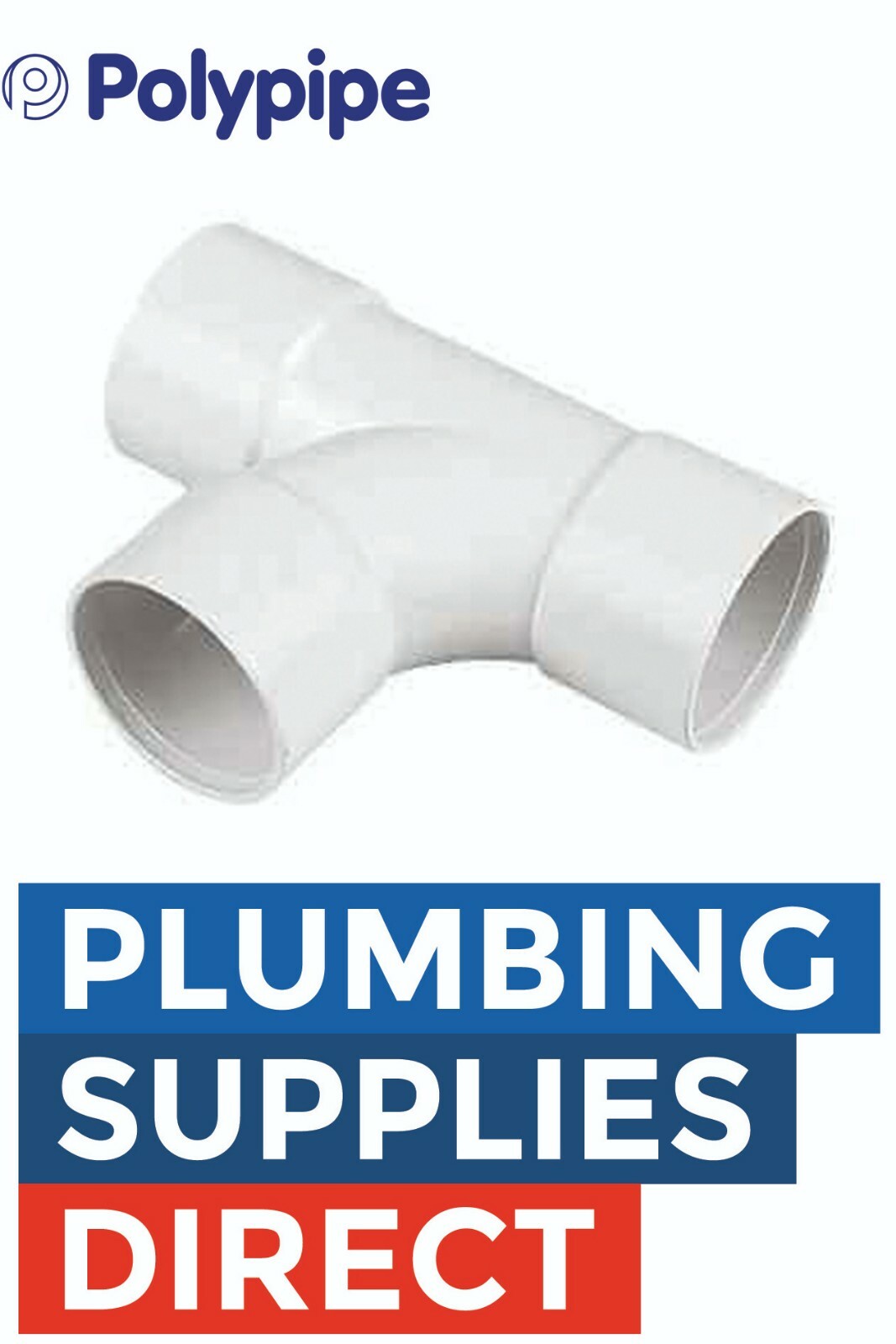 Polypipe ABS Solvent Tee - 32mm to 50mm