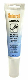 Ambersil Transparent Silicone Sealant, 75ml