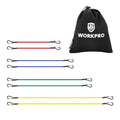 WORKPRO Bungee Cords Heavy Duty Outdoor - 8 PCS Bungee Cords with Hooks Camping