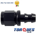 An -4 (an4 An04) Straight Push-on Hose Fitting Black