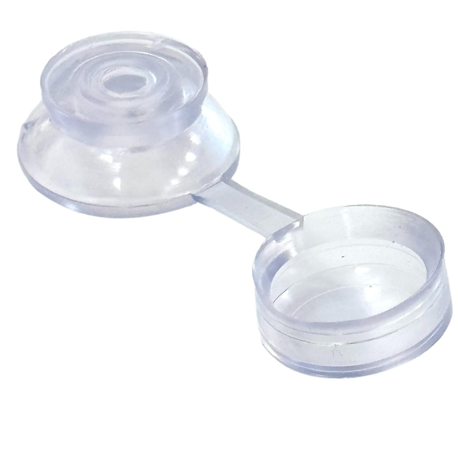 Corrugated Roofing Screw Strap Caps Clear Plastic by Unbranded