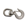 Stainless Steel T316 Drop Forged Swivel Hook Lifting Hook, 1500 Lbs