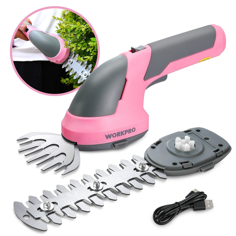 WORKPRO 7.2V Cordless Hedge Shears/Grass Cutters Grass Shear &
