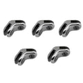 2 Way 120 Degree Glass Connector Clips 3/16'' Tempered Glass Y Style